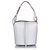Burberry White Small Leather Bucket Bag Pony-style calfskin  ref.203032