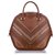 Burberry Brown Grommet Orchard Leather Satchel Pony-style calfskin  ref.203044
