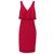 Badgley Mischka Robes Polyester Rouge  ref.203155