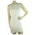Dsquared2 DSquared DS2 Mini robe élastiquée blanche sans manches taille M zip arrière Viscose Elasthane Polyamide  ref.203187
