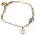 Louis Vuitton Gold Logomania Bracelet Silvery Golden Metal  ref.203281