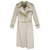 trench femme Burberry vintage t34/36 Coton Polyester Beige  ref.203327