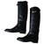 Kelly Hermès Boots Black Leather  ref.203366