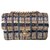 Timeless BAG CHANEL METIERS D'ART 2019 Multiple colors Leather Silk Cloth Tweed  ref.203524