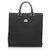 Burberry Black Canvas Tote Bag Leather Cloth Pony-style calfskin Cloth  ref.203622