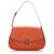 Burberry Orange Leather Shoulder Bag Pony-style calfskin  ref.203689