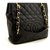 CHANEL Classic Large 11" Grained Calfskin Chain Shoulder Bag Black Leather  ref.204023