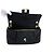 CHANEL couro de bezerro Sparkle Leather Chain Shoulder Bag Preto acolchoado - vista 11