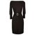 Chanel robe tendance style vintage Cachemire Noir  ref.204140