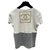 Chanel Tops Grau Aus weiß Baumwolle  ref.204171