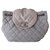 CHANEL GM BACKPACK Grey Leather  ref.204194