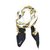 Hermès black keys Cream Silk  ref.204236