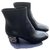 Louis Vuitton Ankle Boots Black Lambskin  ref.204249