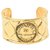 Pulseira Chanel Dourado Banhado a ouro  ref.204279