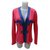 Giorgio Armani Jackets Pink Blue Silk Cotton  ref.204298