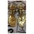 Chanel sandali Dourado Couro  ref.204346