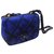 Chanel Handbags Blue Leatherette  ref.204421