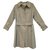 Burberry woman raincoat vintage t 42 Khaki Cotton  ref.204444