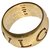 Bulgari Monologo 18k Yellow Gold Band Ring Size 56  ref.204487