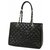 Chanel GST Einkaufstasche Damen Umhängetasche A.50995 schwarz x silber Hardware  ref.204671