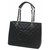 Chanel bolso tote con cadena matelasse GST Bolso tote para mujer A50995 hardware negro x plata  ref.204740