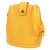 Louis Vuitton Bolso de hombro Cluny para mujer M52259 Amarillo Cuero  ref.204823