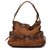 Burberry Brown Gathered Leather Hobo Bag Braun Leder Kalbähnliches Kalb  ref.204858