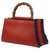 Gucci Bamboo Nymphaea 2WAY shoulder Womens handbag 470271 Red Leather  ref.204865