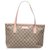 Gucci Brown GG Supreme Tote Bag Pink Beige Leather Cloth Pony-style calfskin Cloth  ref.204902
