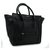 Céline CELINE Luggage Mini Shopper Bag Handbag Black Leather  ref.204920