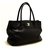 Borsa a tracolla CHANEL Executive Tote Caviar nera oro Nero Pelle  ref.204932