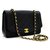 CHANEL Diana Flap Chain Shoulder Bag Black Quilted Lambskin Purse Leather  ref.204941