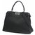 Fendi PEEKABOO Selleria 2WAY Womens handbag 8BN290 black x silver hardware Leather  ref.204978