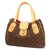 Louis Vuitton Greet Womens shoulder bag M52210 Brown Cloth  ref.205022