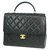 Chanel business bag Womens handbag black x gold hardware  ref.205139