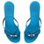 Hermès sandals Blue Leather  ref.205169