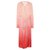 Attico Ombre Kleid Pink Seide  ref.205191