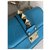 Borsa Valentino Garavani Mini GlamLock Rockstud Blu in Pelle  - vista 5
