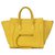 Céline Sac cabas Celine en cuir jaune Phantom Luggage Veau façon poulain  ref.205299