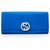 Gucci Blue GG Satin Clutch Bag Blau Tuch  ref.205390