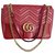 Gucci GG Marmont XL shoulder bag Red Leather  ref.205498