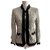 Lanvin Pailletes blazer jacket White Viscose  ref.205520