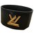 Louis Vuitton Bracelets Cuir vernis Noir  ref.205633