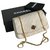 Chanel Rare Timeless Vintage Handbag Beige Cream Silk Lace  ref.205673