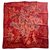 Christian Lacroix scarf Red Silk  ref.205706