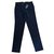 Bottega Veneta Navy virgin wool trousers Navy blue Silk  ref.206707