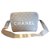 Chanel sport bag cross/shoulder White Grey Leather Cotton  ref.206981