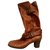 Russell & Bromley Botas Slough vintage Castanha Couro  ref.207054