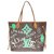 Louis Vuitton Neverfull MM tote (Medium model) in custom monogram canvas "Luxury Universe" by artist PatBo Brown Leather Cloth  ref.207088