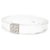 Bracelet jonc Louis Vuitton blanc discothèque PM Plastique Résine  ref.207310